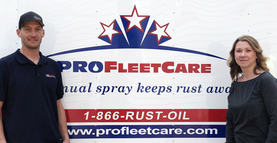 Mike and Karla Pribnow - Pro Fleet Care Mobile Rust Control and Rust Proofing Dealer