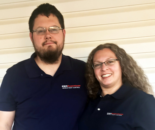Joe and Sabrina Wagner - Pro Fleet Care Mobile Rust Control and Rust Proofing Dealer - Eastern Pennsylvania