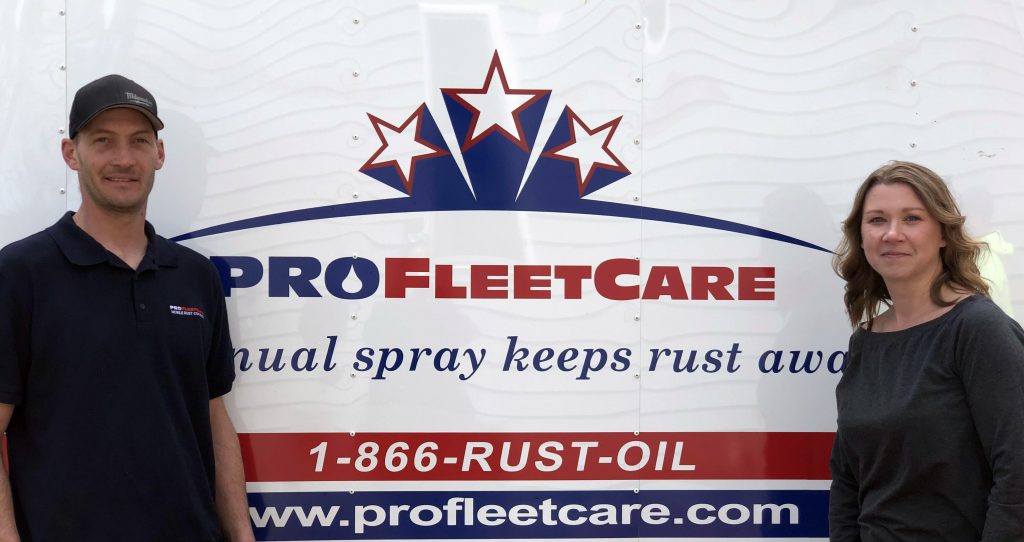 Mike and Karla Pribnow - Pro Fleet Care Mobile Rust Control and Rust Proofing Dealer - Frozen Tundra Wisconsin